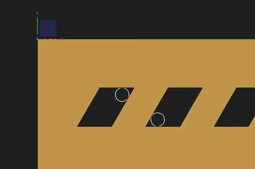 3Dモデル：上角から下角表