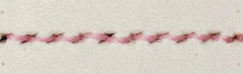 丸糸・ルートB逆対角・表